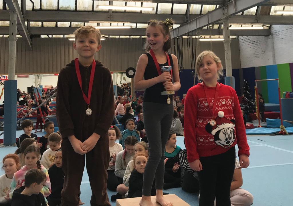 Boys and Girls Christmas Gymnastics Competition in Bradford