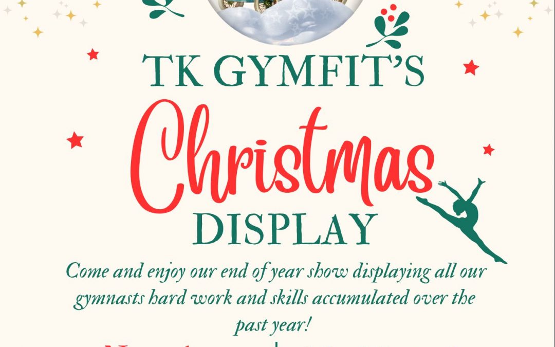TK Gymfit’s Christmas Display 2024