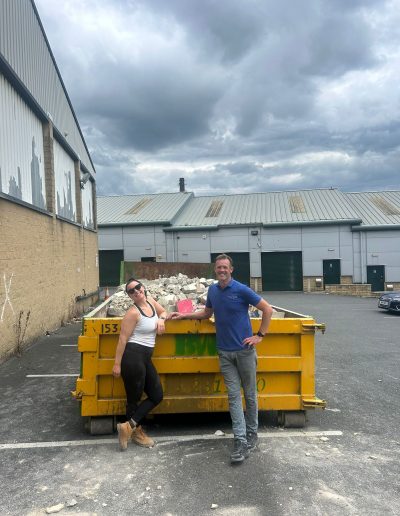 Clearing out the new facility for TK Gymfit in Bradford