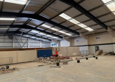 Kirsty at the new facility for TK Gymfit in Bradford