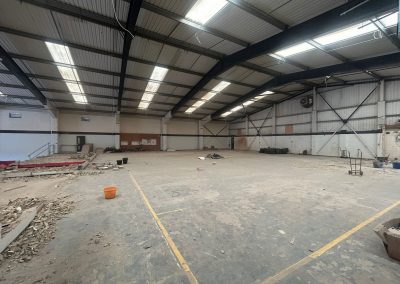 The space at the new facility for TK Gymfit in Bradford