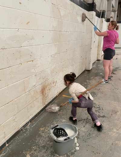 Volunteers at the new facility for TK Gymfit in Bradford