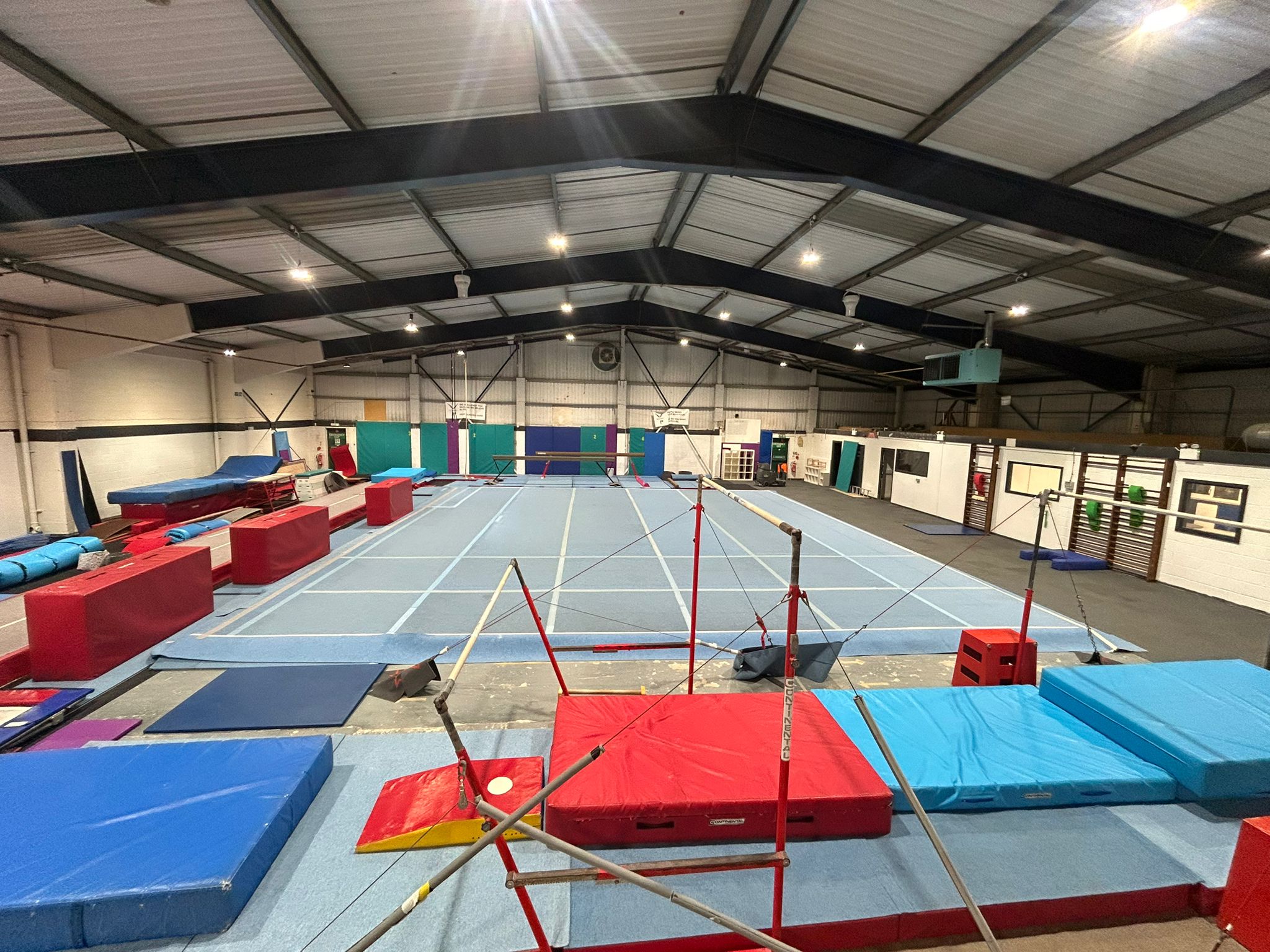 Inside the new gym at TK Gymnastics Bradford Inside the new gym at TK Gymnastics Bradford