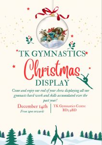 TK Gymnastics Christmas Display 2025